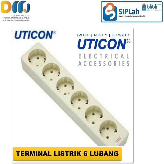 Stop Kontak Terminal Arde 6 lubang